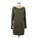 Lole Casual Dress - Shift: Green Solid Dresses - Women's Size Medium