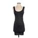 Trafaluc by Zara Casual Dress - Bodycon Scoop Neck Sleeveless: Gray Dresses - New - Women's Size Small
