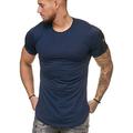 T-shirt athlétique de muscle de gymnastique pour hommes chemise de coton d'entraînement de fermeture à glissière de mode Slim Fit haut d'été à manches courtes