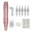 BaseKey Kits de maquillage permanent Sécurité / Professionnel / Meilleure qualité 1pcsTattoo pen,5pcs Cartrige Needles,1pcs connect line,1pcs Power Adapter,1pcs Practice skin,8pcs finger cot.