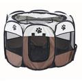Oxford lightweight Puppy Pet Playpen for Medium Dogs Portable Cat Playpens Indoor Fence Foldable Doggie Play Pen