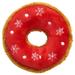 Holiday Tasty Donuts Assorted Dog Toy 5 in