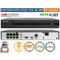 HIKVISION HWN-4108MH-8P NVR 4K HD 8CH 8MPX ONVIF POE H.265+ 80MBPS CLOUD P2P - Capacità Hard Disk: