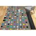 Banksy Dot Painter Rug Saloon Rugs Banksy Rug Dot Painter Rug Cute Rug Abstract Rugs Banksy Colorful Dot Rugs Graffiti Rug 2.3 x3.3 - 70x110 cm