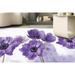 Corridor Rugs Flower Rugs Purple Rug Purple Flower Rugs Popular Rugs Botanical Rug Gift Rugs Easy To Clean Rugs Bedroom Rugs 5.9 x9.2 - 180x280 cm