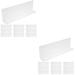 Dividing Partition Scratch Card Drawer Shelf Organization Clothes Dividers Clear for Closet Cut off