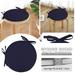 Pengzhipp Seat Cushions Round Garden Chair Pads Seat For Outdoor Bistros Stool Patio Dining Room Non-Slip Backing Home Textiles Blue