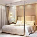 Canopy Bed Frame Sainless Seel Bed Mosquio Ne Frame Meal Canopy Bracke For Bedroom Decoraion ()