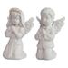 2pcs Resin Angel Figurines Angel Adorns Decorative Angel Decors Angel Statues