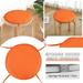 Pengzhipp Seat Cushions Round Garden Chair Pads Seat For Outdoor Bistros Stool Patio Dining Room Four Ropes Non-Slip Backing Home Textiles Orange