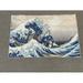 The Great Wave Rug Japanese Rug Wave Off Kanagawa Rugs Reproduction Rug Gift For The Home Outdoor Rug Non-Slip Carpet Indoor Rug 3.3 x6.5 - 100x200 cm