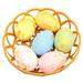 ã€�12PCS Eggs + 2PCS Basketsã€‘Easter Foam Eggs Toy For Kids Cartoon Simulation Eggs with Basket Easter Eggs Hanging Decoration Festive Scene Layout Easter DIY Crafts Easter Party Favors Supplies