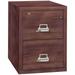 FireKing Light Walnut 1 Hour Fire Resistant File Cabinet - 2 Drawer Legal 31 depth