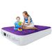 CHILLSUN 13 inch High Comfort Plush Elevated Air Mattress Queen Size