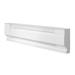 Bomrokson F Series 30 Electric Baseboard Heater (Model: 2F500-1W Part: 05530) 1710 BTU 120 Volt 500 Watt White