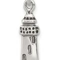 925 Sterling Silver Antiqued Lighthouse Charm Pendant