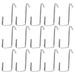 40 Pcs Hook Coat Hangers Fireplace Stocking Storage Wall-mounted