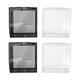 4 Pcs Wallpaper for Bathroom Waterproof Socket Cover Outlet Protectors Case Plastic Sponge
