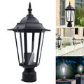 Novelty Lighting Decorative Light Bulbs Night Lights Outdoor Lighting Garden Lights Modern Lighting Post Pole Light Outdoor Garden Patio Yard Lamp Fixture Black