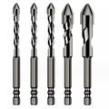 BBASILIYSD Special Crooked Tip Eccentric Drill Bit Set Drills Concrete Masonry Metal Glass