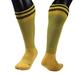 Meso Children s 2 Pairs Ultra Comfortable Lightweight and Breathable Knee High Sports Crew Socks - High Quality Performance Sports Long Socks Size S(Yellow)