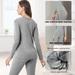 Men Women Thermal Underwear Set Long Johns W/ Fleece Lined Base Layer Top Bottom