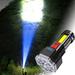 Nine Lights In One Brightest Outdoor Flashlight 100 000 Lumens LED Flashlight 9pcs LED Light Rechargeable Powerful Torch Long Throw Up To 500 Meters Lmueinov Outdoor Up to 30% off