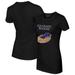 Women's Tiny Turnip Black Colorado Rockies Race Car T-Shirt