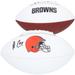 Amari Cooper Cleveland Browns Autographed Franklin White Panel Football