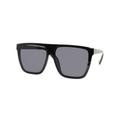 Women's Oversized Shield Sunglasses by ELOQUII in Black (Size NO SIZE)