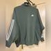 Adidas Sweaters | Adidas Women’s Oversized Turtleneck Sweatshirt | Color: Green | Size: L