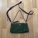 Kate Spade Bags | Kate Spade New York Hunter Green Nylon Small Crossbody Shoulder Clutch Bag | Color: Gold/Green | Size: Small