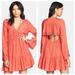 Free People Dresses | Free People Gentle Dreamer Dress Cutout Crochet | Color: Orange | Size: S