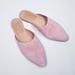 Madewell Shoes | Madewell | Pink Suede Mules, Size 7 | Color: Pink | Size: 7