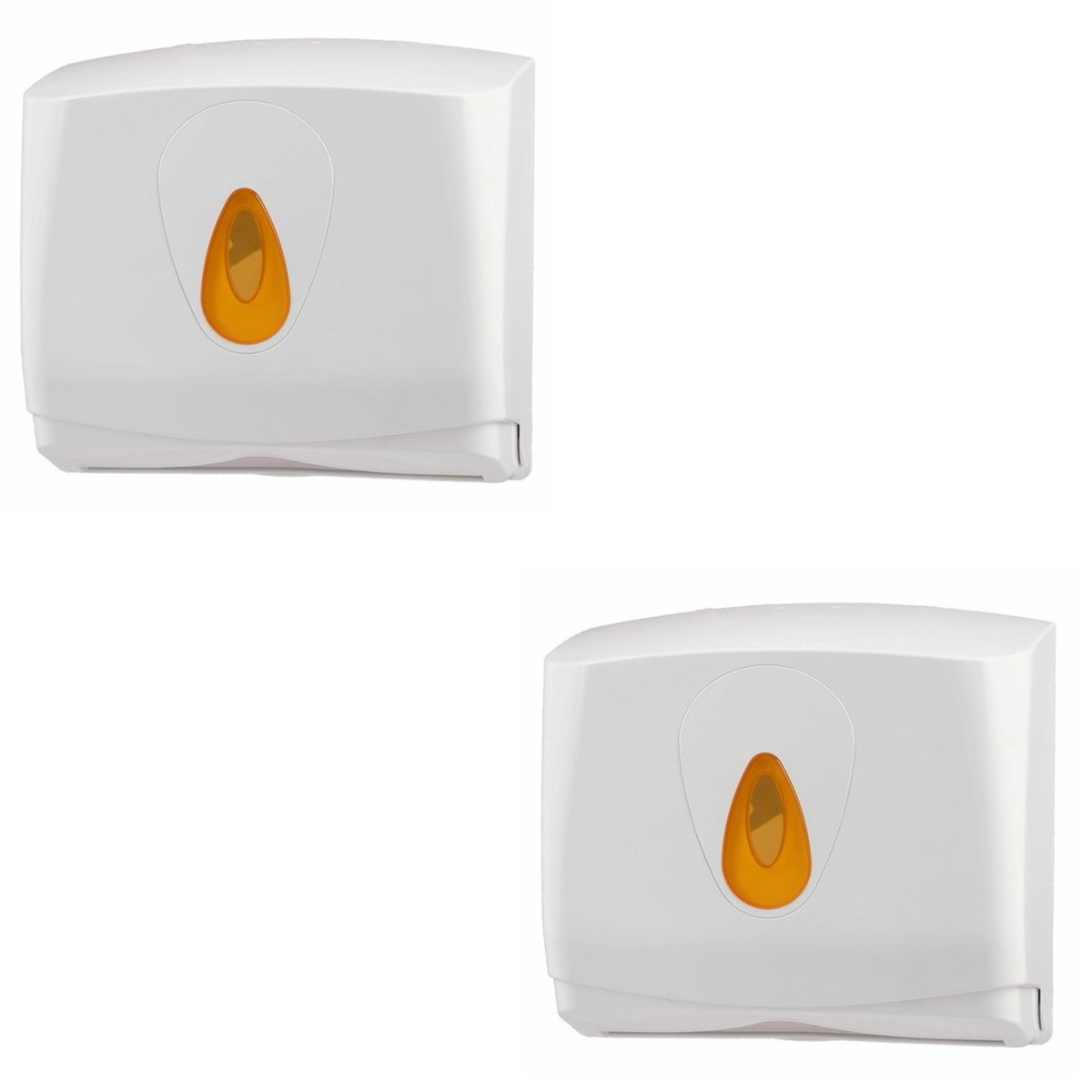 All Care 2 PlastiQline Papierhandtuchspender MINI - Kunststoff - weiß - Handtuchspender Image