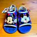 Disney Shoes | Disney Mickey Mouse Baby Boys Sandals Size 4 Nwt | Color: Blue/Red | Size: 4bb