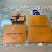 Louis Vuitton Party Supplies | 2 Louis Vuitton Paper Shopping Bag & 1 Gift Box | Color: Blue/Orange | Size: Os