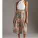 Anthropologie Dresses | - Anthropologie Sleeveless Mock Neck Dress Small | Color: Brown/White | Size: S