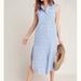 Anthropologie Dresses | Anthropologie X Cloth & Stone Collared Button Down Maxi Dress Light Blue Sz: M | Color: Blue | Size: M