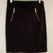 Michael Kors Skirts | Michael Kors Black Casual Skirt | Color: Black/Gold | Size: 2