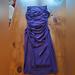 Ralph Lauren Dresses | Lauren Ralph Lauren Purple Ruched Bodycon Midi Dress | Color: Purple | Size: 8