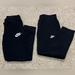 Nike Bottoms | Bundle Of 2 Nike Kids Black Club Fleece Jogger Sweatpants - Size M | Color: Black | Size: Mg