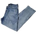 Levi's Jeans | Levis Mid Rise Skinny Jeans Womens Size 14 Light Wash Diamond Pattern Denim | Color: Blue | Size: 14