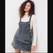 American Eagle Outfitters Dresses | American Eagle Gray Corduroy Overall Jumper Mini Dress New | Color: Gray | Size: S