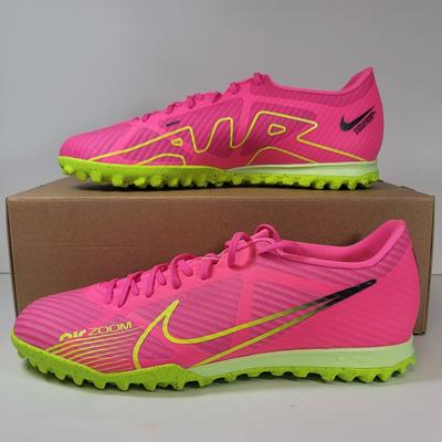 Nike Shoes | Mens Size 9.5 Nike Mercurial Zoom Vapor 15 Academy Tf Pink Turf Soccer Cleats | Color: Green/Pink | Size: 9.5