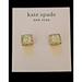 Kate Spade New York Jewelry | Kate Spade Opal Glitter Stud Gold Tone Earrings Nwt | Color: Gold | Size: Os