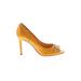 Enzo Angiolini Heels: Yellow Shoes - Women's Size 9