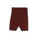 Nike Athletic Shorts: Burgundy Solid Activewear - Women's Size Small