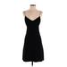 Theory Cocktail Dress - Party V Neck Sleeveless: Black Solid Dresses - Women's Size P
