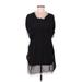Shein Casual Dress - Mini: Black Print Dresses - Women's Size Medium
